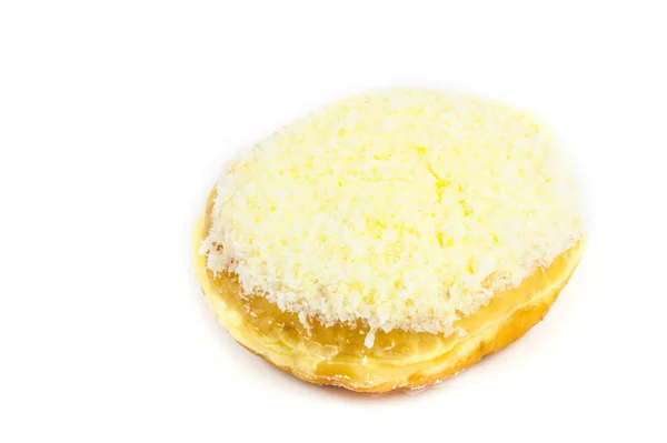 Nära håll kokos donut — Stockfoto