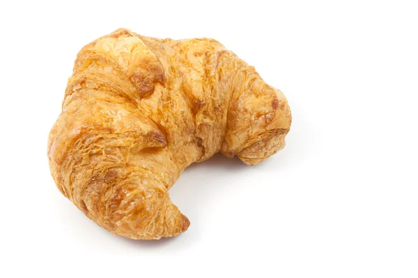 Närbild på sidan av croissant — Stockfoto