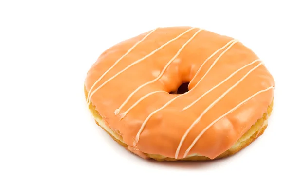 Close-up van Oranje donut — Stockfoto