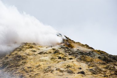 üst kısmında Etna yanardağı Sicilya Güney İtalya