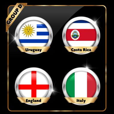 Futbol Şampiyonası 2014 grubu - vektör eps10