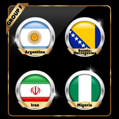Futbol Şampiyonası 2014 grubu - vektör eps10