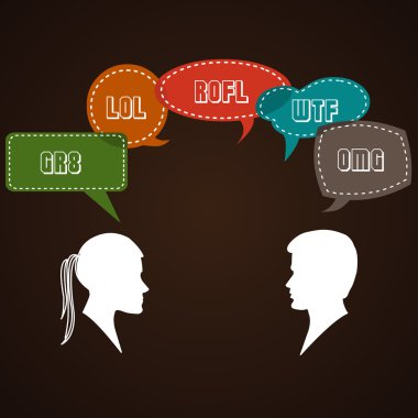 Internet argo kısaltmalar, Internet veya çevrimiçi kavramı