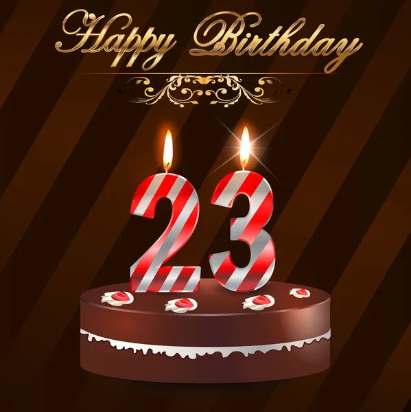 ᐈ Happy Birthday 23 Stock Images Royalty Free Happy 23rd Birthday Vectors Download On Depositphotos