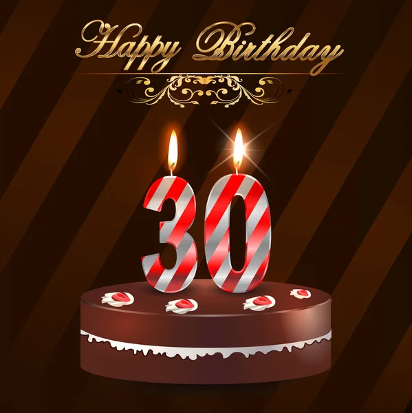 Carte D Anniversaire De 60 Ans Avec Gateau Et Bougies 60e Anniversaire Vecteur Eps10 Image Vectorielle Par Atulvermabhai C Illustration