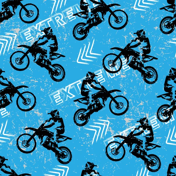 Erkekler için kusursuz bir spor modeli. Motokros, geometrik elementler ve grunge dokusu üzerine metin.