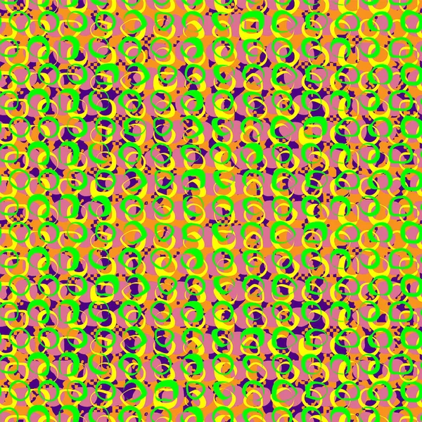 Motif Abstrait Sans Couture Avec Des Éléments Géométriques Colorés — Image vectorielle