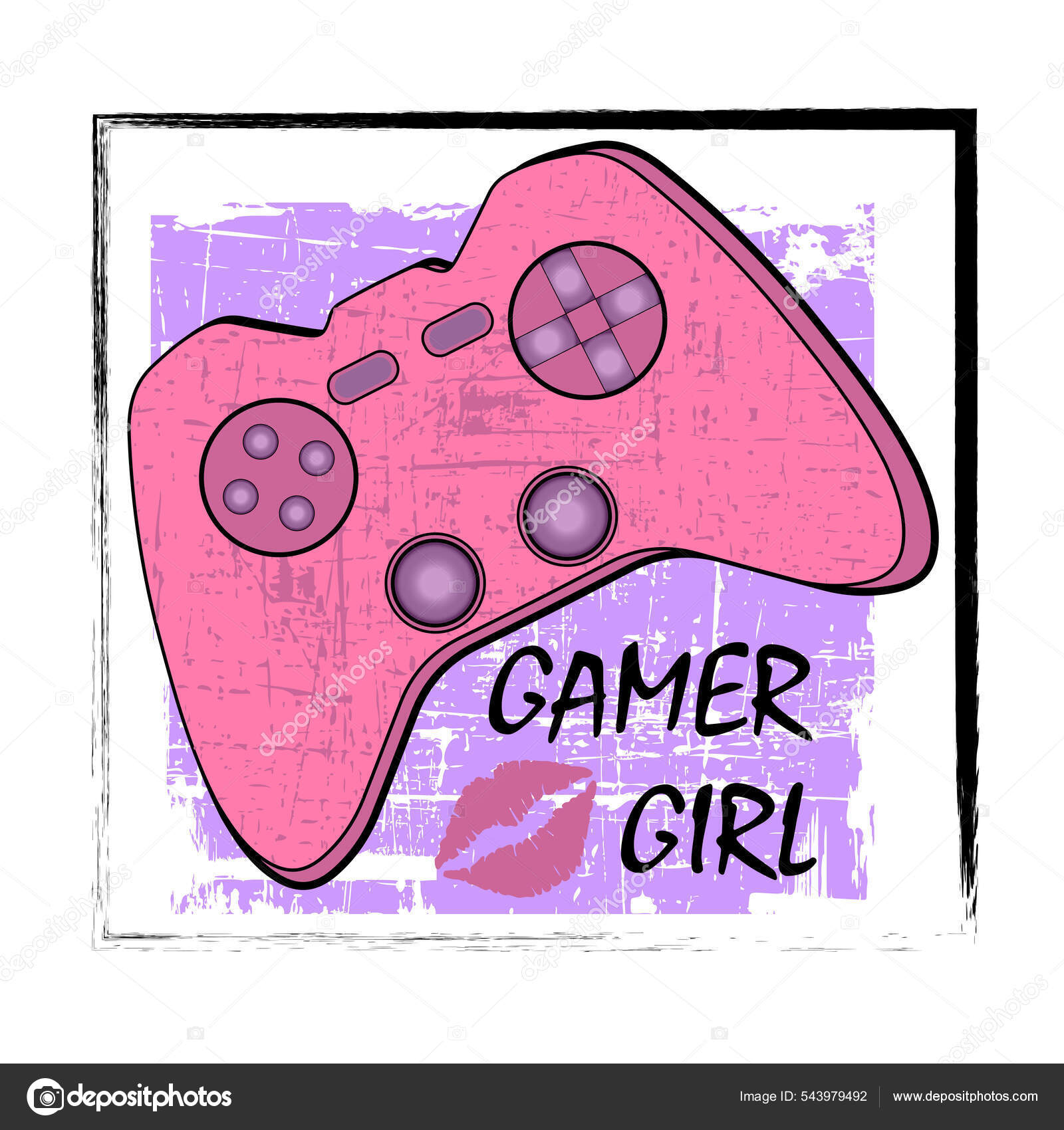 Chica gamer imágenes de stock de arte vectorial | Depositphotos Chica gamer imágenes de stock de arte vectorial | Depositphotos