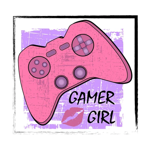 Gamer Girl Online Gaming Controller' Sticker