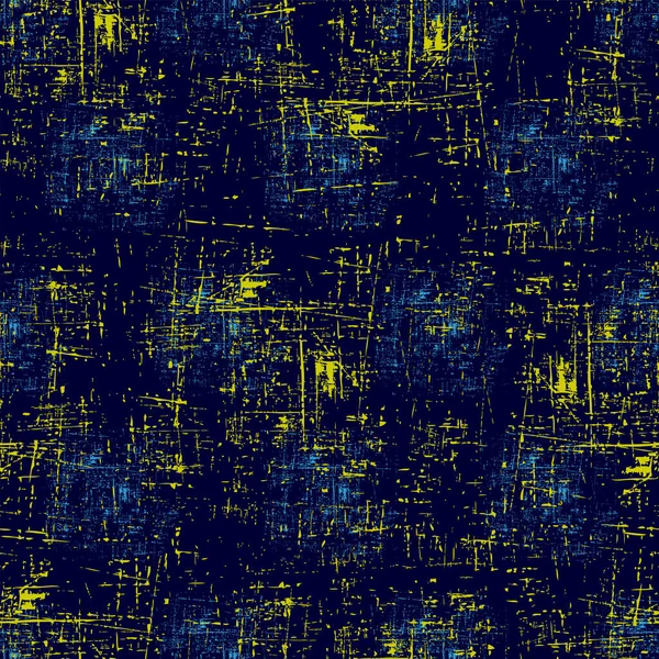 Patrón Grunge Con Elementos Geométricos Cuadrados Amarillos Azules — Archivo Imágenes Vectoriales