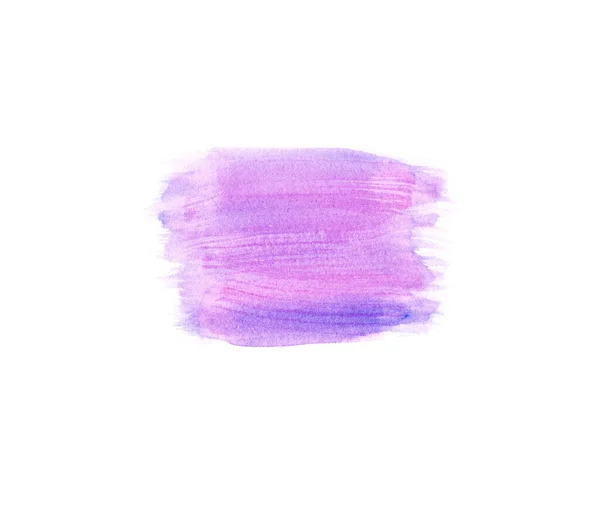 Акварельні Плями Білому Ізольованому Фоні Фіолетова Акварельна Фарба Дизайн Банерів — стокове фото