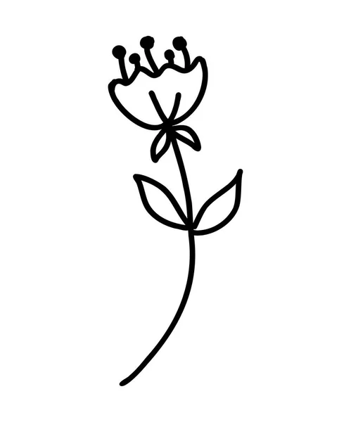 Icône Fleur Illustration Vectorielle Contour Tendance Fleurs Pour Sites Web — Image vectorielle