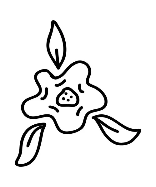 Піктограма Квітки Модні Контурні Векторні Ілюстрації Квітів Веб Сайтів Мобільних — стоковий вектор