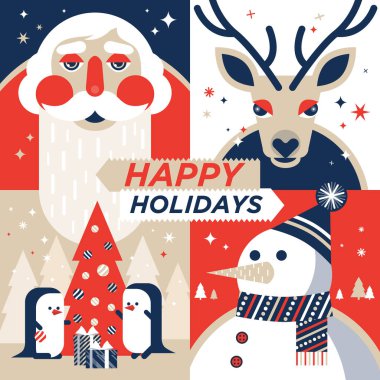 Mutlu Noeller tebrik kartı.