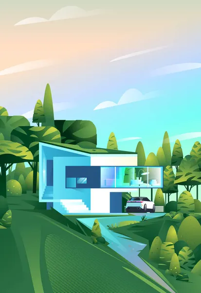 Şehir daireleri manzarası, şehir silueti.