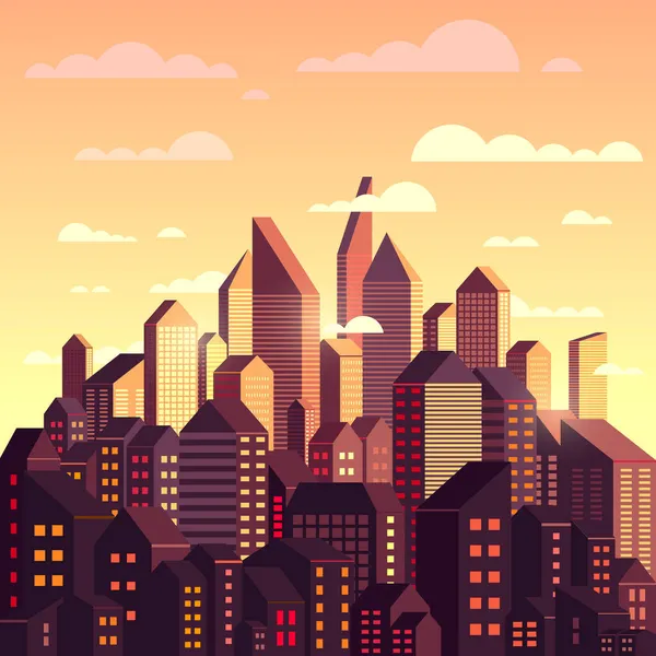 Akşamları renkli şehir