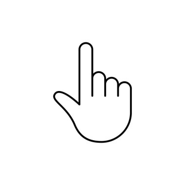 Tap parmak simgesi, el tıklama