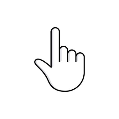 Tap parmak simgesi, el tıklama