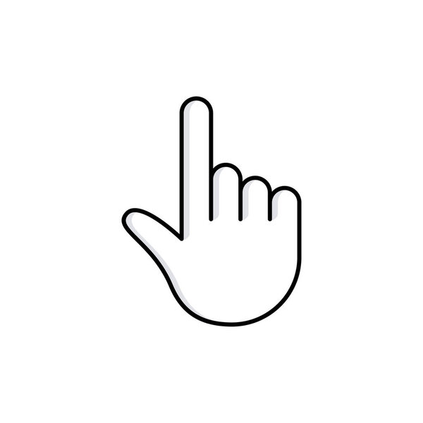 Tap finger icon, hand click