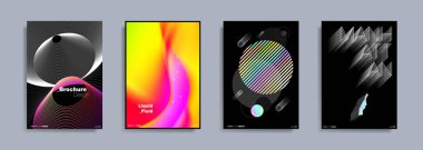 Renkli şekiller, sıvı ve sıvı renkler