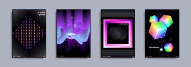 Renkli şekiller, sıvı ve sıvı renkler