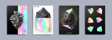 Havalı kristaller, elmas şekiller