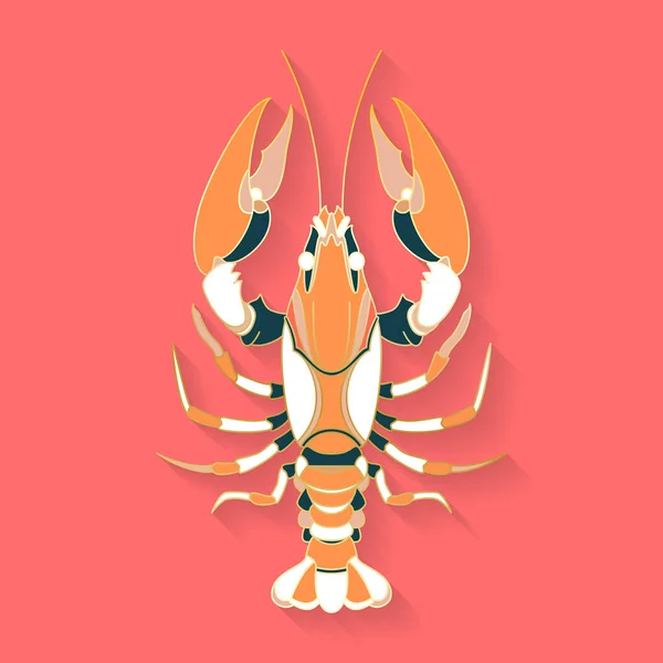 Abstract grafisch logo voor vissen en zeedieren — Stockvector
