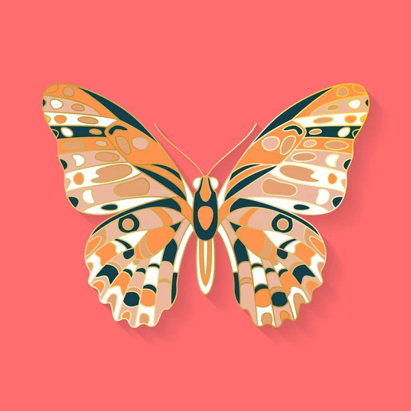 Logotipo de insecto gráfico abstracto — Vector de stock