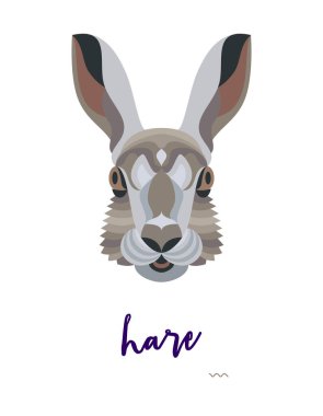 Soyut hayvan çizimi