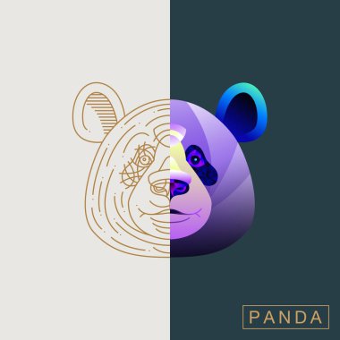 Soyut hayvan çizimi