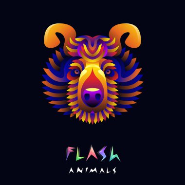 Flash ayı illüstrasyonu