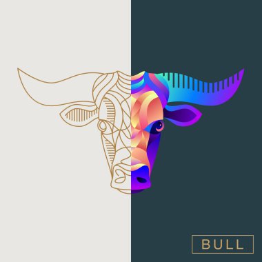 Soyut hayvan çizimi