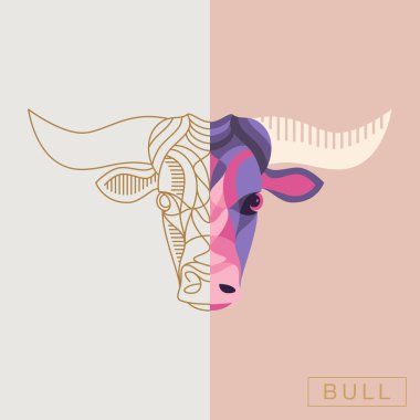 Soyut hayvan çizimi