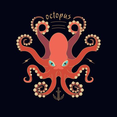 Soyut balık çizimi