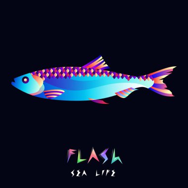 Flaş balık illüstrasyonu