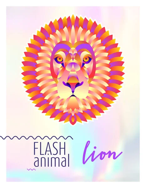 Ilustración animal abstracta — Vector de stock