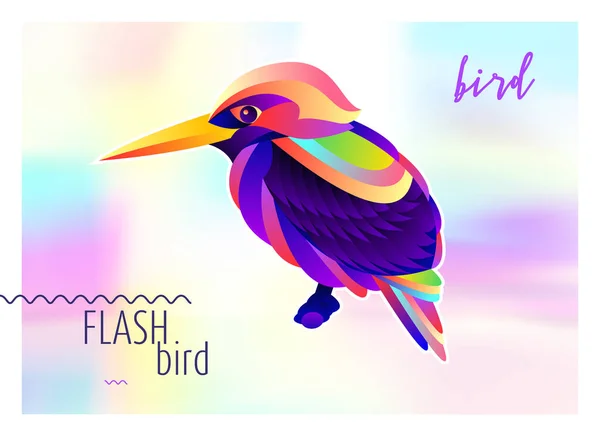 Ilustração abstrata das aves — Vetor de Stock