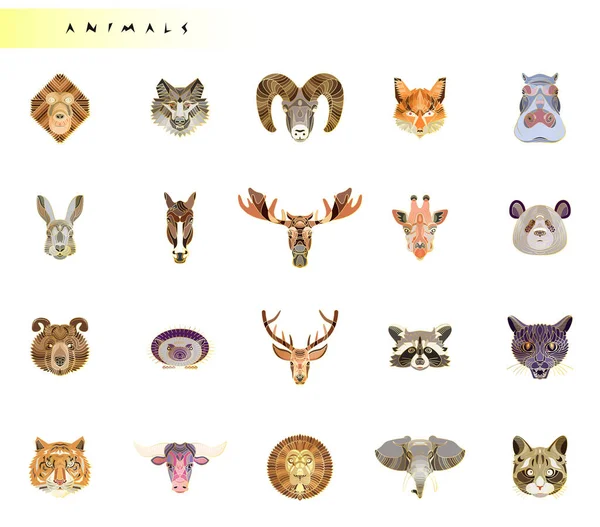 Illustrazione astratta degli animali — Vettoriale Stock