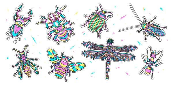Illustration d'insectes abstraits — Image vectorielle