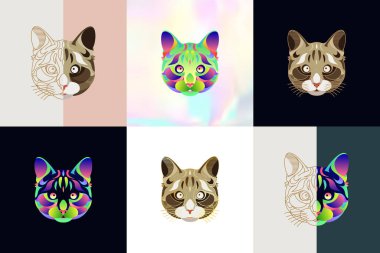 Soyut hayvan çizimi