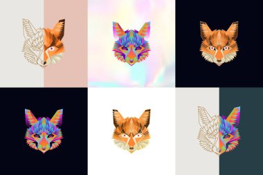 Soyut hayvan çizimi