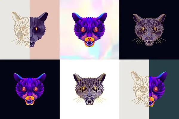 Soyut hayvan çizimi