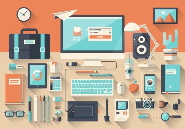 düz tasarım vektör çizimi kavramı