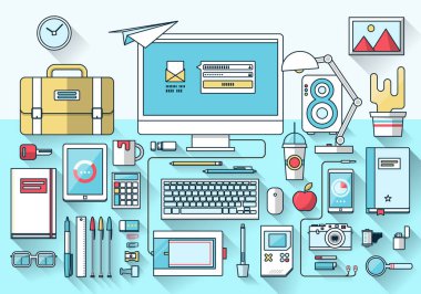 düz tasarım vektör çizimi kavramı