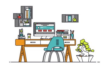 İnce çizgi işyeri