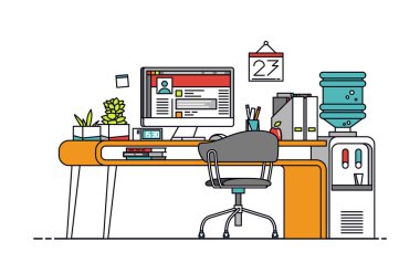 İnce çizgi işyeri