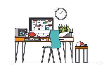 İnce çizgi işyeri