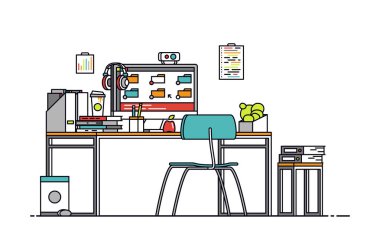 İnce çizgi işyeri