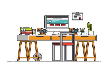 İnce çizgi işyeri