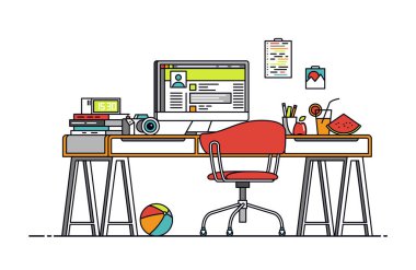 İnce çizgi işyeri